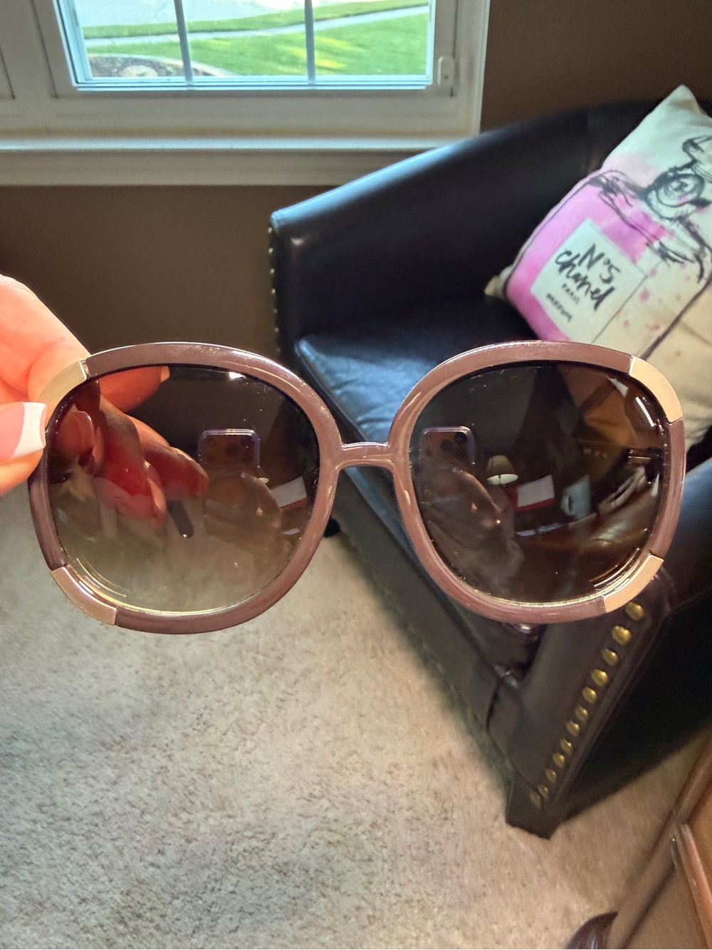 CHLOE Gradient Lens Women's Sunglasses